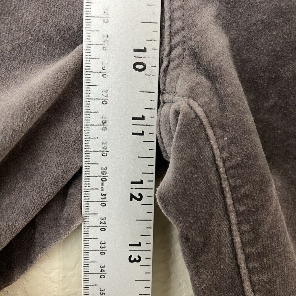 Mica Los Angeles Jeans Womens Size 27 Highrise Velvet Flare Brown Wide Leg New - Picture 5 of 9